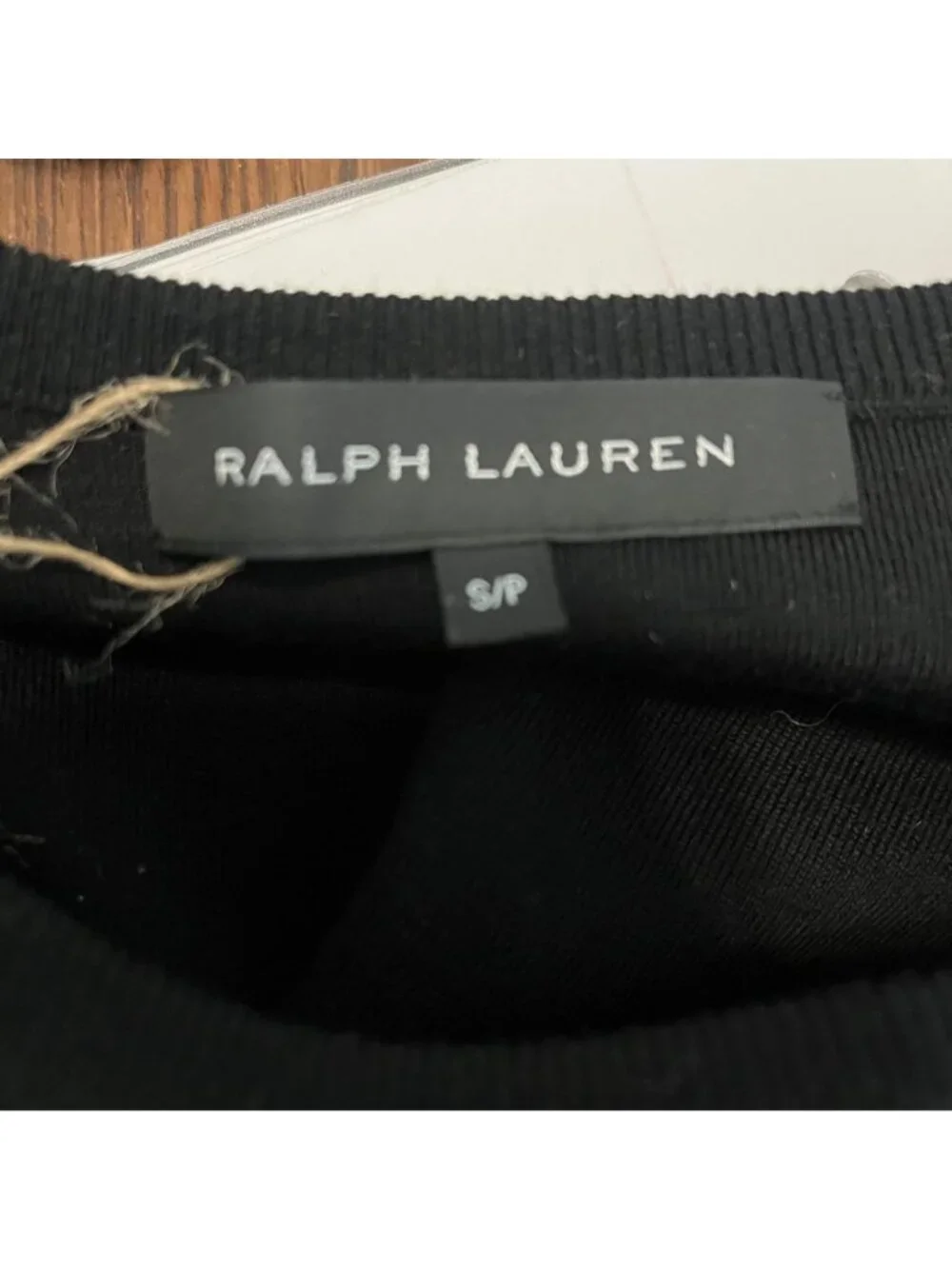 RALPH LAUREN‎ Black Label Wool and Leopard Print Leather Mini Dress Size Small - Picture 5 of 7
